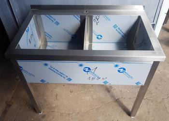 Basen gastronomiczny 2-komorowy 100x60x85x30