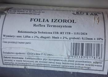 FOLIA DO OGRZEWANIA PODŁOGOWEGO! 100 zł rolka.