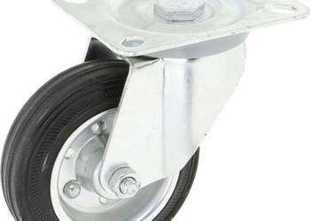 Koło skrętne gumowe Ø 100x30 mm podstawa montażowa: 100x80 mm nośność 90 k…