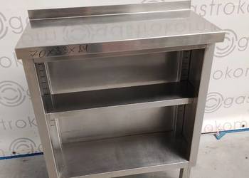 Stół zabudowany z 3 stron 2 półki 70x33x85