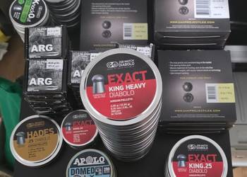 Slugi i śrut 6.35mm JSB, ZAN, ARG