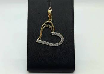 Nowa złota zawieszka próby 585 - 0,90g (serduszko)