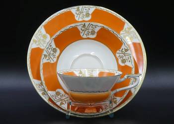 Urokliwe trio Tułowice Tillowitz na nóżkach art-deco, 1928 - 45, UNIKAT!!!