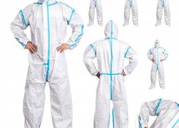 Kombinezony Malarskie Jednorazowe 185 cm – Zestaw 5 szt.