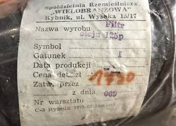 Fiat 125p / Polonez Fabrycznie nowy filtr oleju z PRL