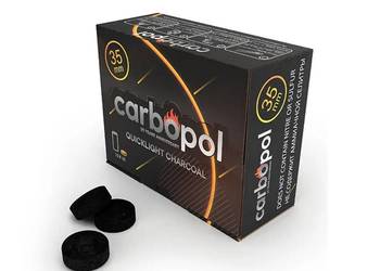 Carbopol Węgiel Samorozpalający do Fajki Wodnej Shishy Sziszy | 35mm Box