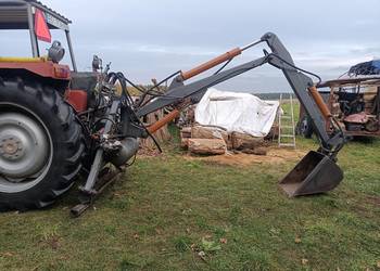 Koparka ciagnikowa jak Troll skrzat mikrus