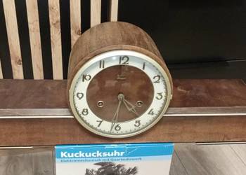 Zegar kominkowy SONNEBERG wypr. w Niemczech z kluczykiem + instrukcja