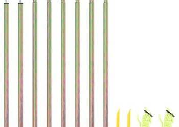vidaXL Słupki do żagla ogrodowego, 2 szt., 250 cm, galwanizowana(SKU315223)