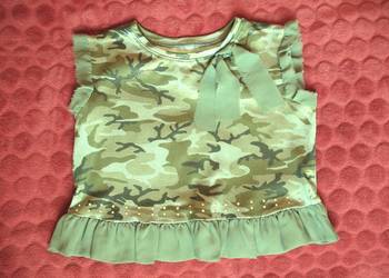 Bluzeczka - dziewczęca moro - rozmiar 104 cm 3 - 4 lata