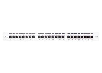 Patch Panel FTP Cat.6 24 Porty Szary PGF-6FTP24-B6-G GetFort
