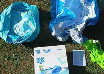 Basen plac zabaw 160x132x70+mały drugi Quaqua nowe raz uzyte