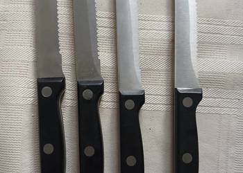 4 noże nieużywane  z czarną rączką