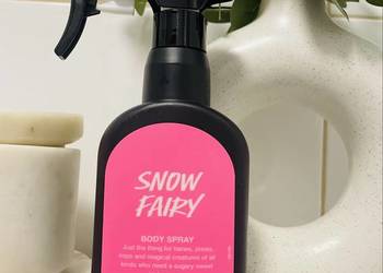 LUSH Snow Fairy Body Spray 200 ml – limitowana edycja, słodki zapach