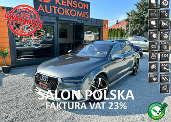 Audi RS7 4x Podgrzewane Fotele/Wentyle, CARBON, Matrix, Exclusive, BOSE, S…