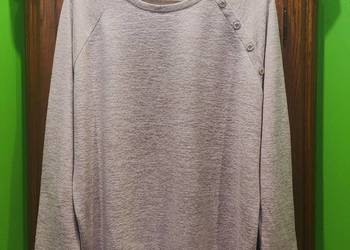 Kremowy sweterek z ozdobnymi guzikami INEXTENSO rozm. L