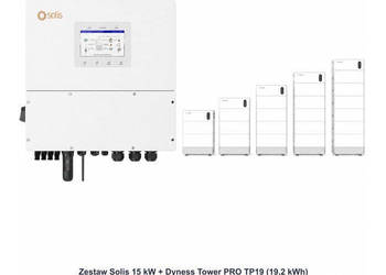 Zestaw Solis 15 kW + Dyness Tower PRO TP19 19,2 kWh
