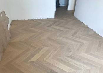 Jodełka francuska dębowa 14x120x600 Select Raw Wood Lakier od ręki