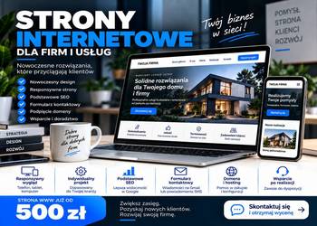 Strona internetowa dla firmy od 500 zł | Nowoczesne strony WWW