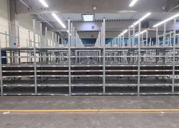 Regały magazynowe z demontażu 60gł x 130 x3000cm ocynkowany