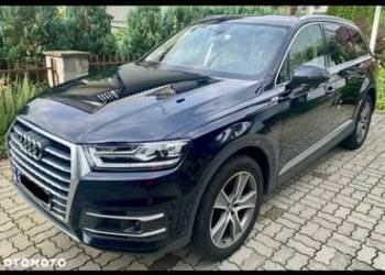 Audi Q7 / 2 wł. / felgi SQ7 20 / jasne skóry / radar / 2x opony
