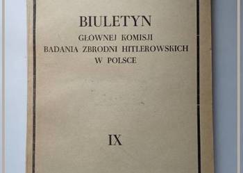 Biuletyn Głównej Komisji Badania Zbrodni Hitlerowskich w Polsce/ wojna