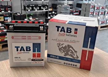 Akumulator motocyklowy 12V 14Ah 135A L+ TAB YB14-A2