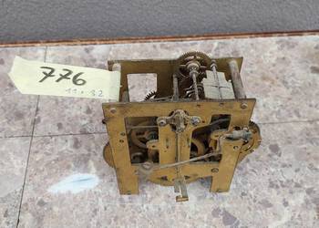 776 Mechanizm starego zegara ściennego Junghans A07 do czyszczenia