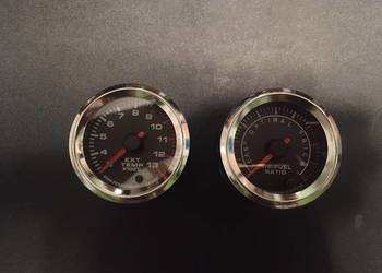 Wskaźniki AFR Air fuel ratio Lambda EGT Exit gas temperature czujniki