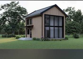 Dom szkieletowy 128m na działce 32 A Poleski Park Narodowy