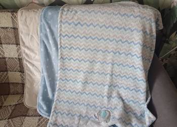 Zestaw 3 kocyków dla niemowląt