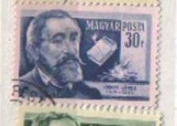 Zn. Węgry Mi 1398, 400 - 3, 5, 6 kas 1954