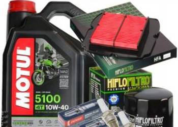 SUZUKI SV650 1000 03- ZESTAW OLEJ MOTUL 4L FILTRY ŚWIECE DEDYKOWANE