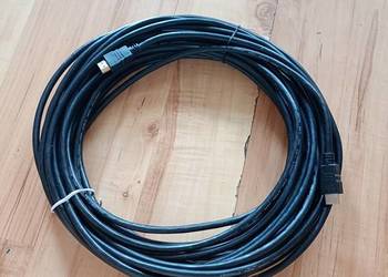 HDMI kaby przewód przedłużacz 15m czarny nowy