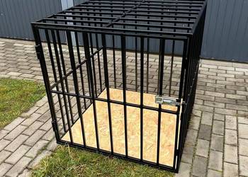 Duża klatka dla psa, kojec, transporter XXL 95x95x95 cm