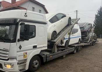 Sprzedam lohr na 6 aut – Mercedes Atego Euro 6 + naczepa Obermaier