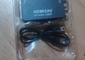 adapter av rca do hdmi konwerter cinch 1080p kabel