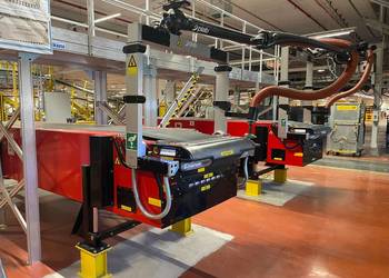 Przenośnik Teleskopowy CALJAN BeltTrack + Manipulator Piab | 12m