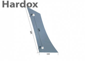 Pierś HARDOX VST1080/P części do pługa GASSNER