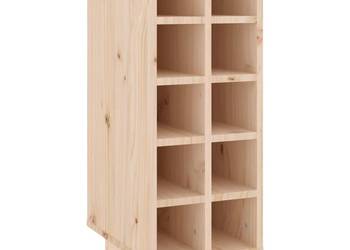 vidaXL Szafka na wino, czarny, 23x34x61 cm(SKU:820971)