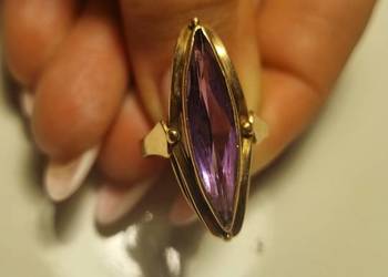 Złoty pierścień złoto 585