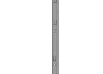 Słupek K20, przód lewy do burty 800 mm (2 zamki), Kinnegrip
