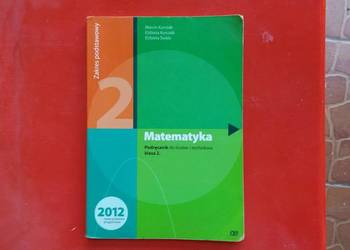 Matematyka podręcznik do liceów i techników klasa 2