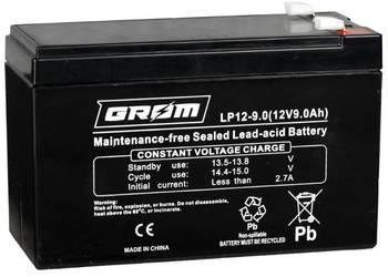 Akumulator 12V 9Ah GROM LP12-9.0
