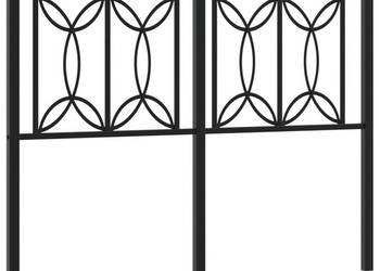 Metalowe wezgłowie czarne 120 cm WM-376159