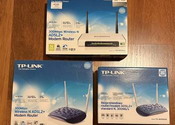 3 routery TP-Link TD-W8960N WiFi ADSL2+