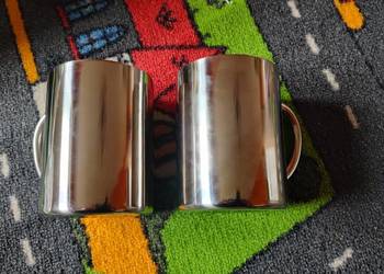Nowy kubek nierdzewny/zestaw kubków /garnuszek 300ml
