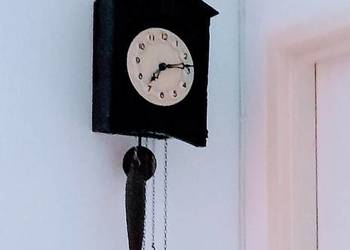 Zegar ścienny  z kukułką lata 70-te  XX w.