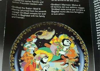 Talerzyk Rosenthal. Kolekcjonerski. Z serii Sindbad Żeglarz. Motiv 8