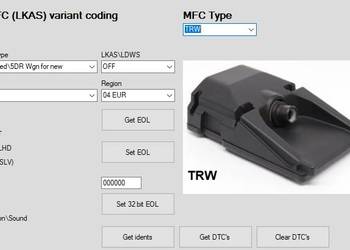 Sensor MFC  Mando LKAS LDWS Hyundai Kia Kodowanie Kodowanie